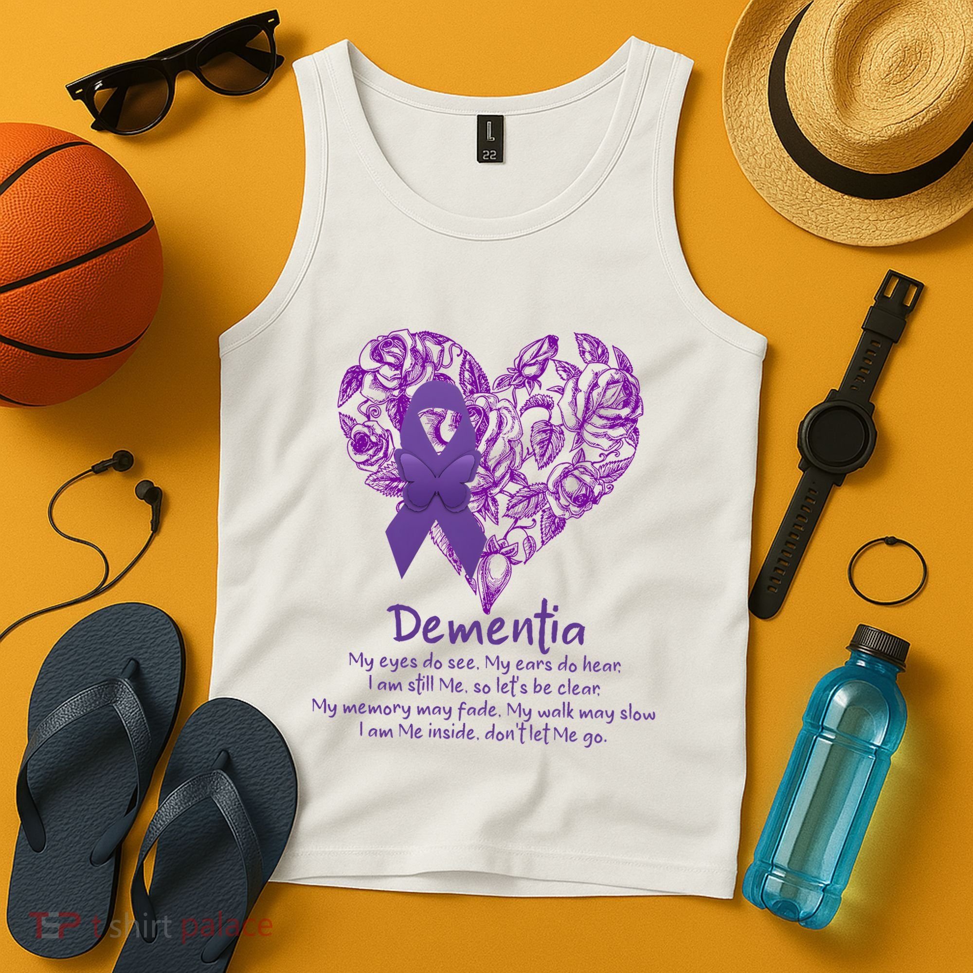 Dementia Quote AlzheimerS Support Tank Top