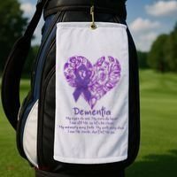 Dementia Quote AlzheimerS Support Golf Towel thumb 2