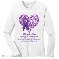 Dementia Quote AlzheimerS Support Women's Long Sleeve Shirt thumb 0