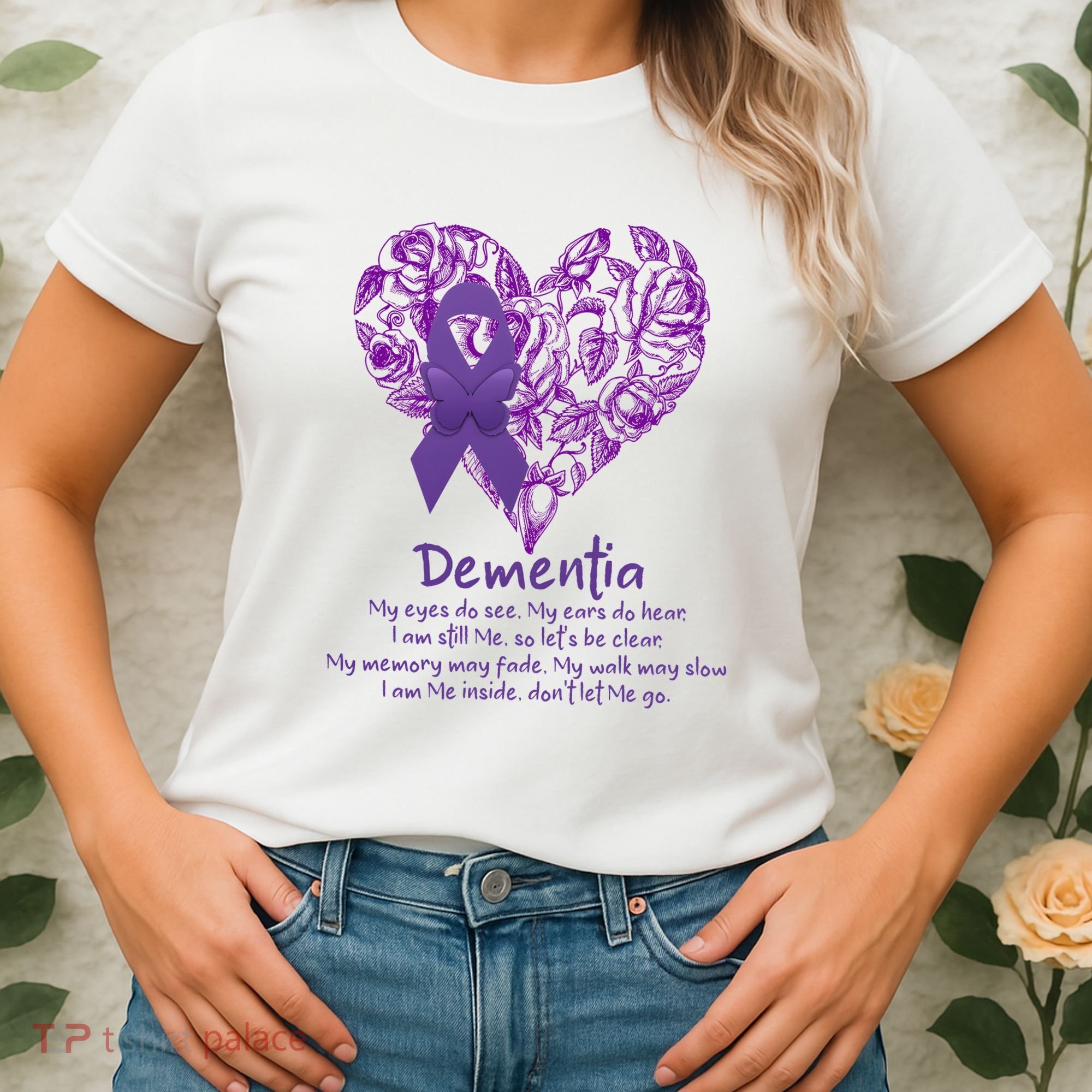 Dementia Quote AlzheimerS Support Women's T-Shirt