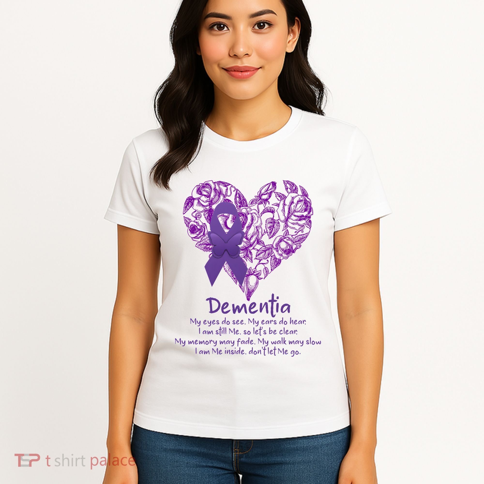Dementia Quote AlzheimerS Support Women's T-Shirt