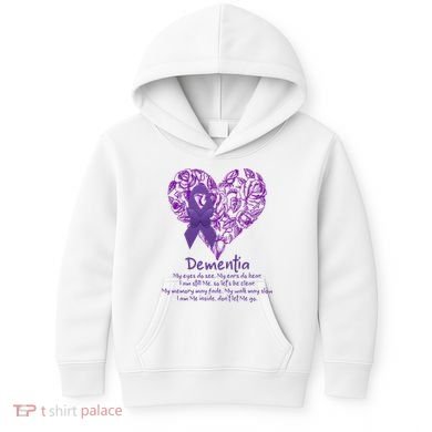 Dementia Quote AlzheimerS Support Kids Hoodie