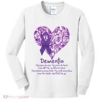 Dementia Quote AlzheimerS Support Kids Long Sleeve Shirt thumb 0