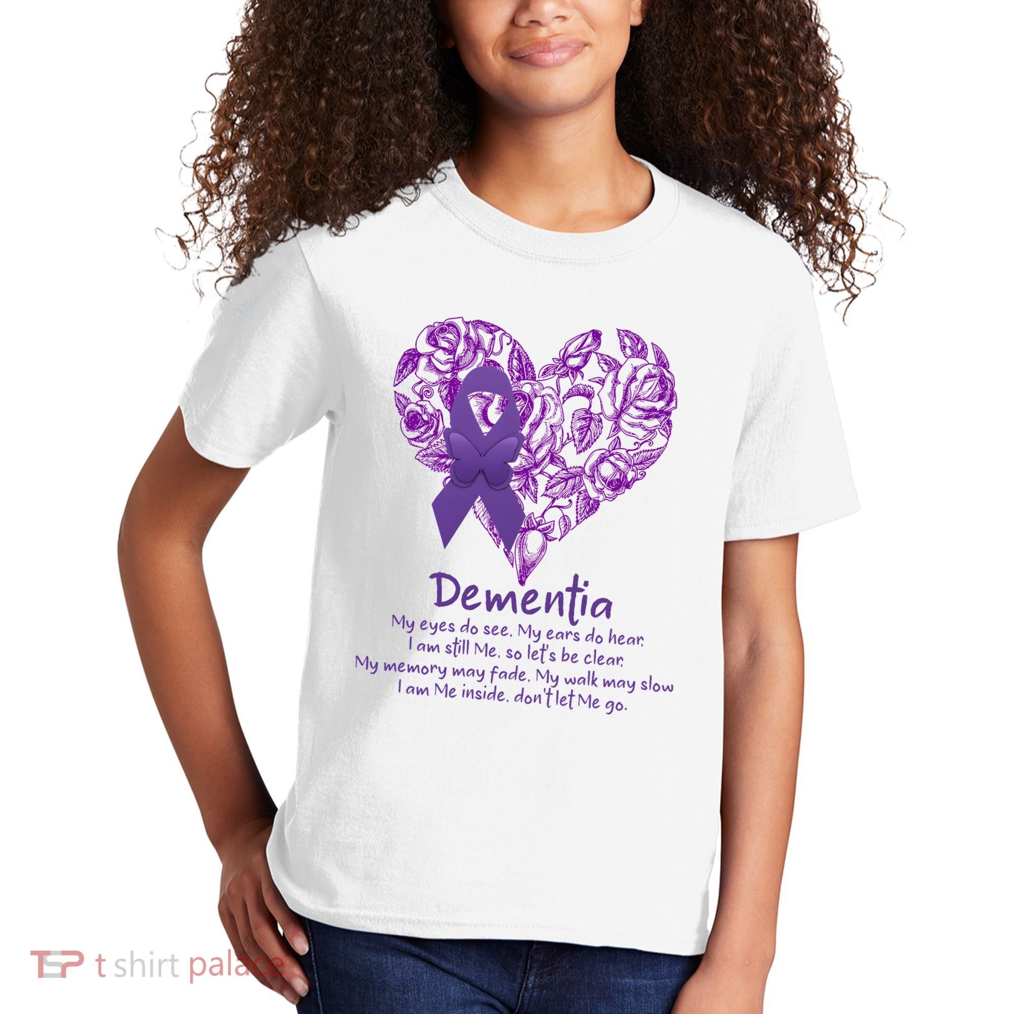 Dementia Quote AlzheimerS Support Kids T-Shirt