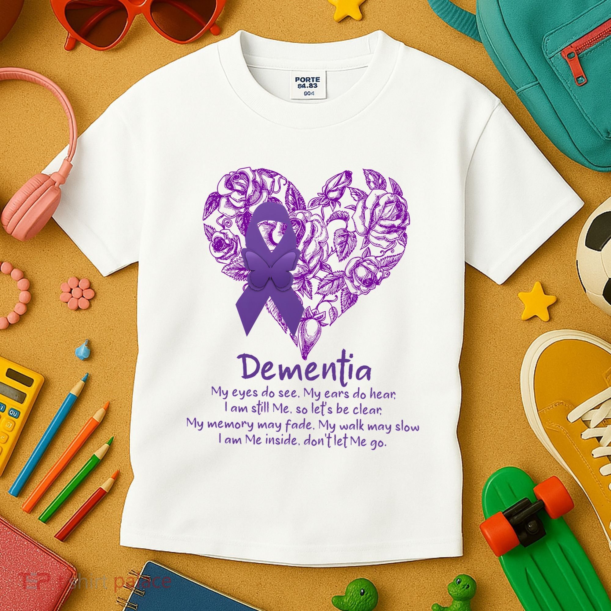 Dementia Quote AlzheimerS Support Kids T-Shirt