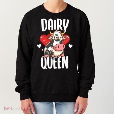 Dairy Queen Cow Farmer Gift Women's Sweatshirt