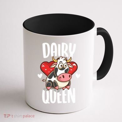 Dairy Queen Cow Farmer Gift Coffee Mug back