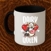 Dairy Queen Cow Farmer Gift Coffee Mug thumb 2