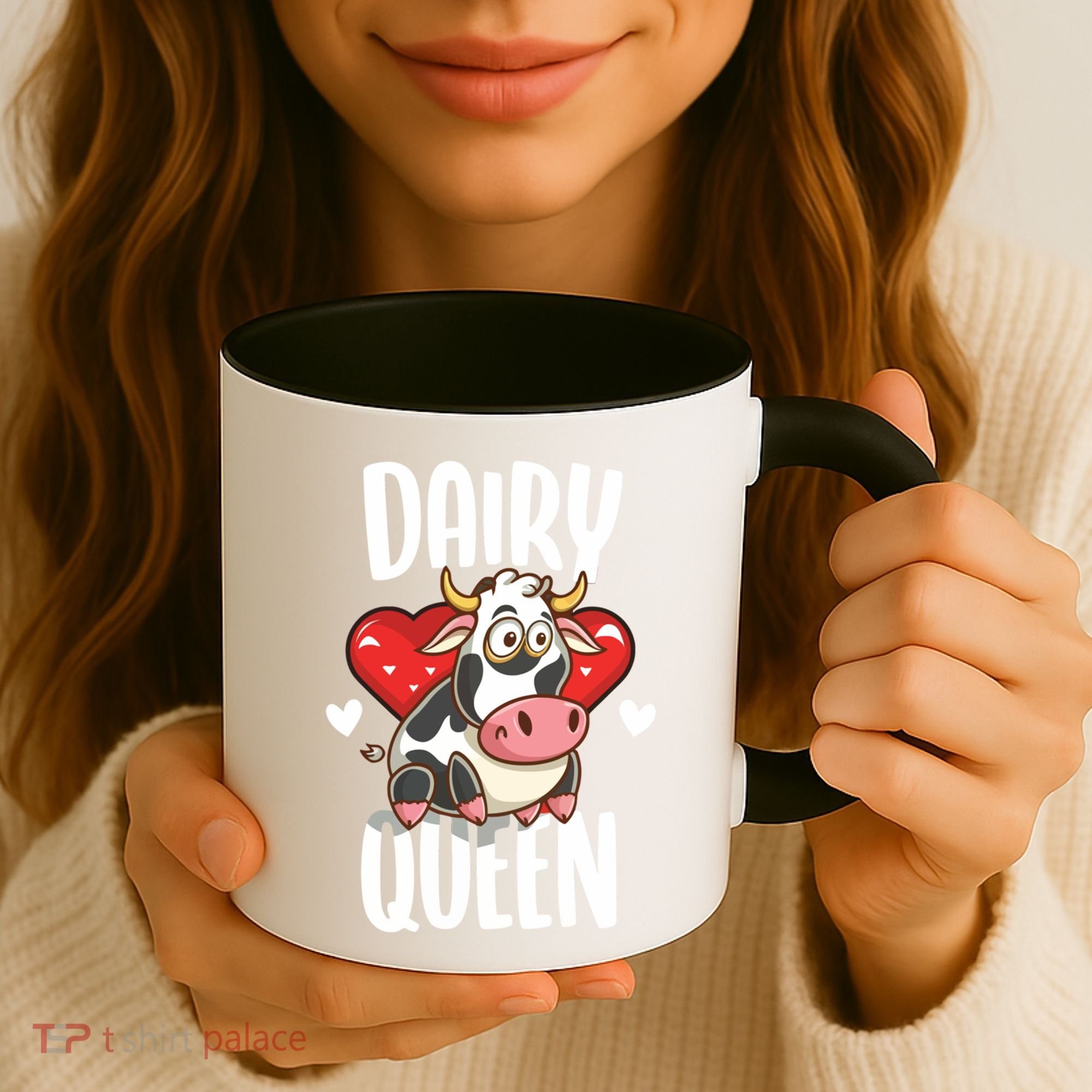 Dairy Queen Cow Farmer Gift Coffee Mug