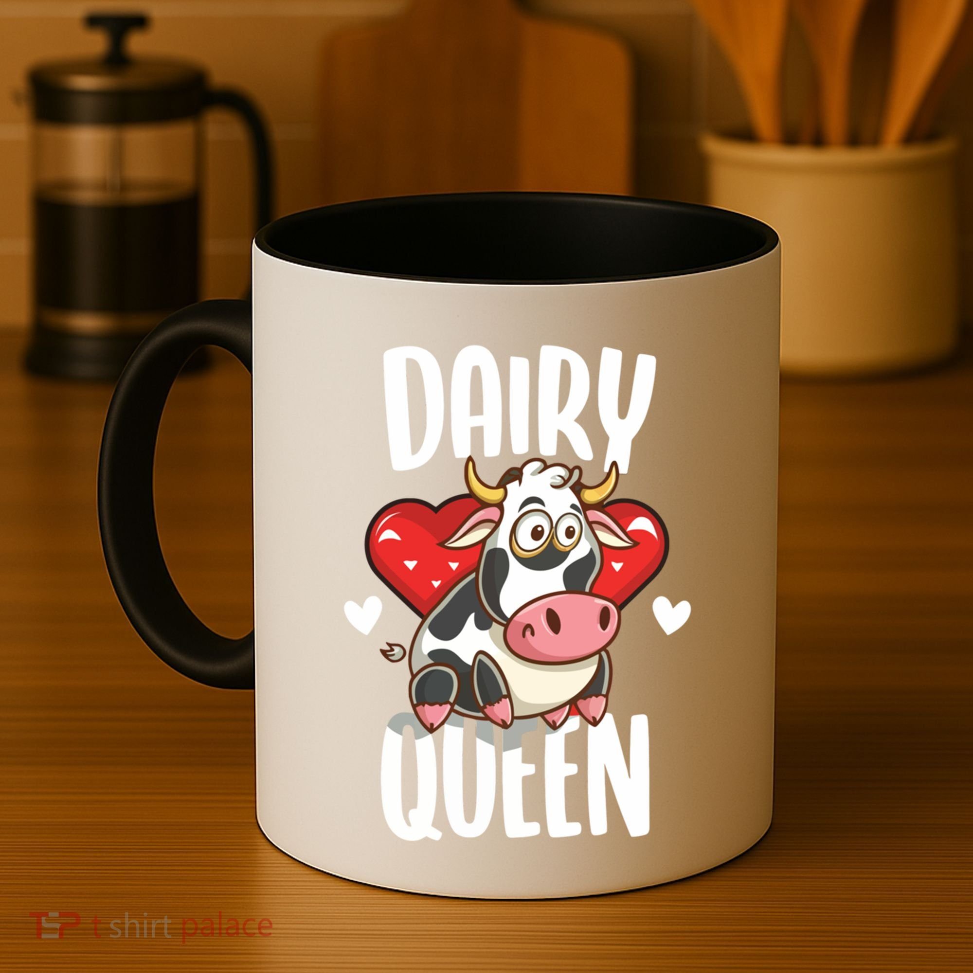 Dairy Queen Cow Farmer Gift Coffee Mug