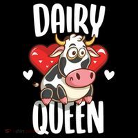 Dairy Queen Cow Farmer Gift Women's Hoodie thumb 2
