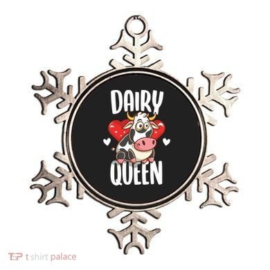 Dairy Queen Cow Farmer Gift Ornament