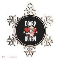 Dairy Queen Cow Farmer Gift Ornament thumb 0