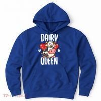 Dairy Queen Cow Farmer Gift Hoodie thumb 0