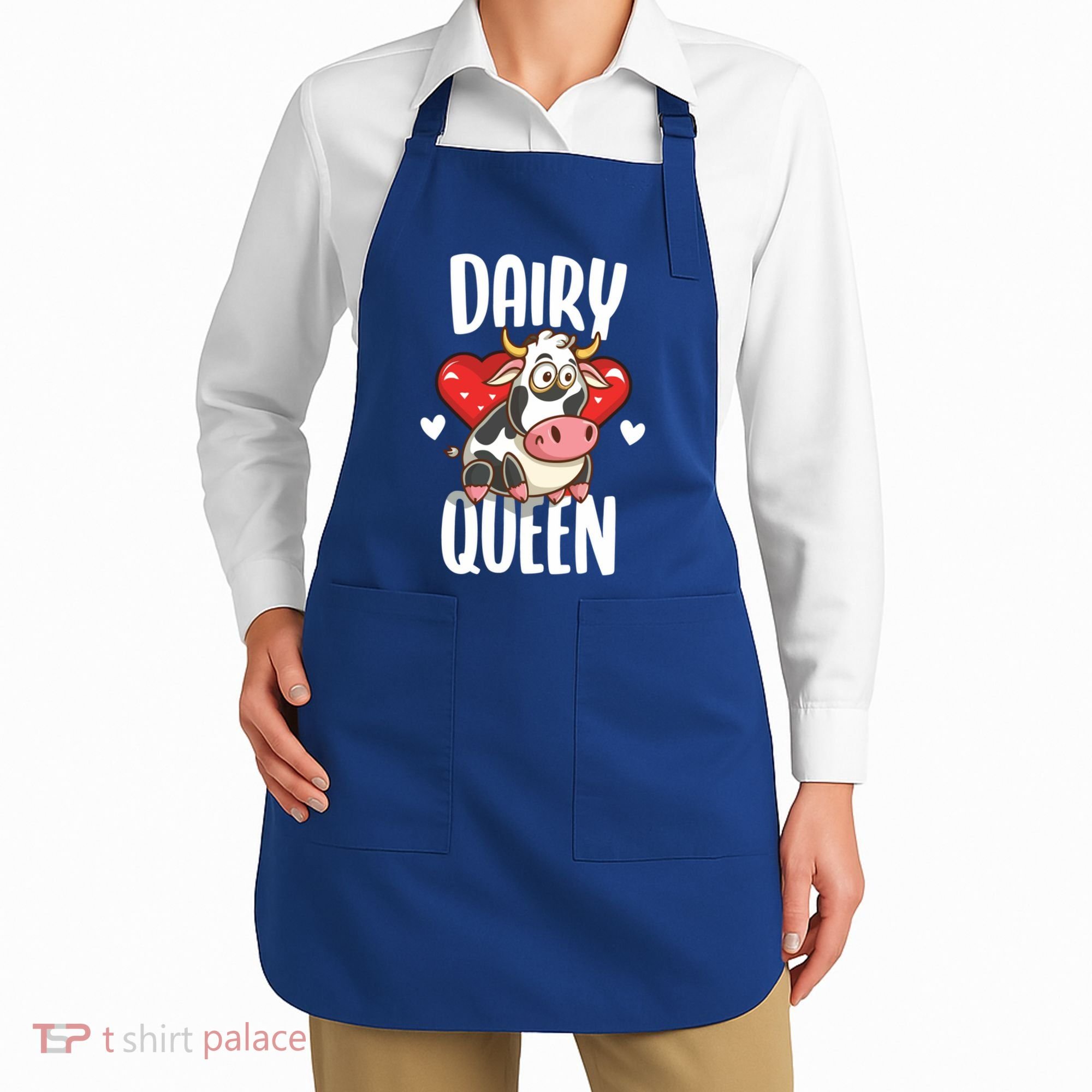 Dairy Queen Cow Farmer Gift Apron