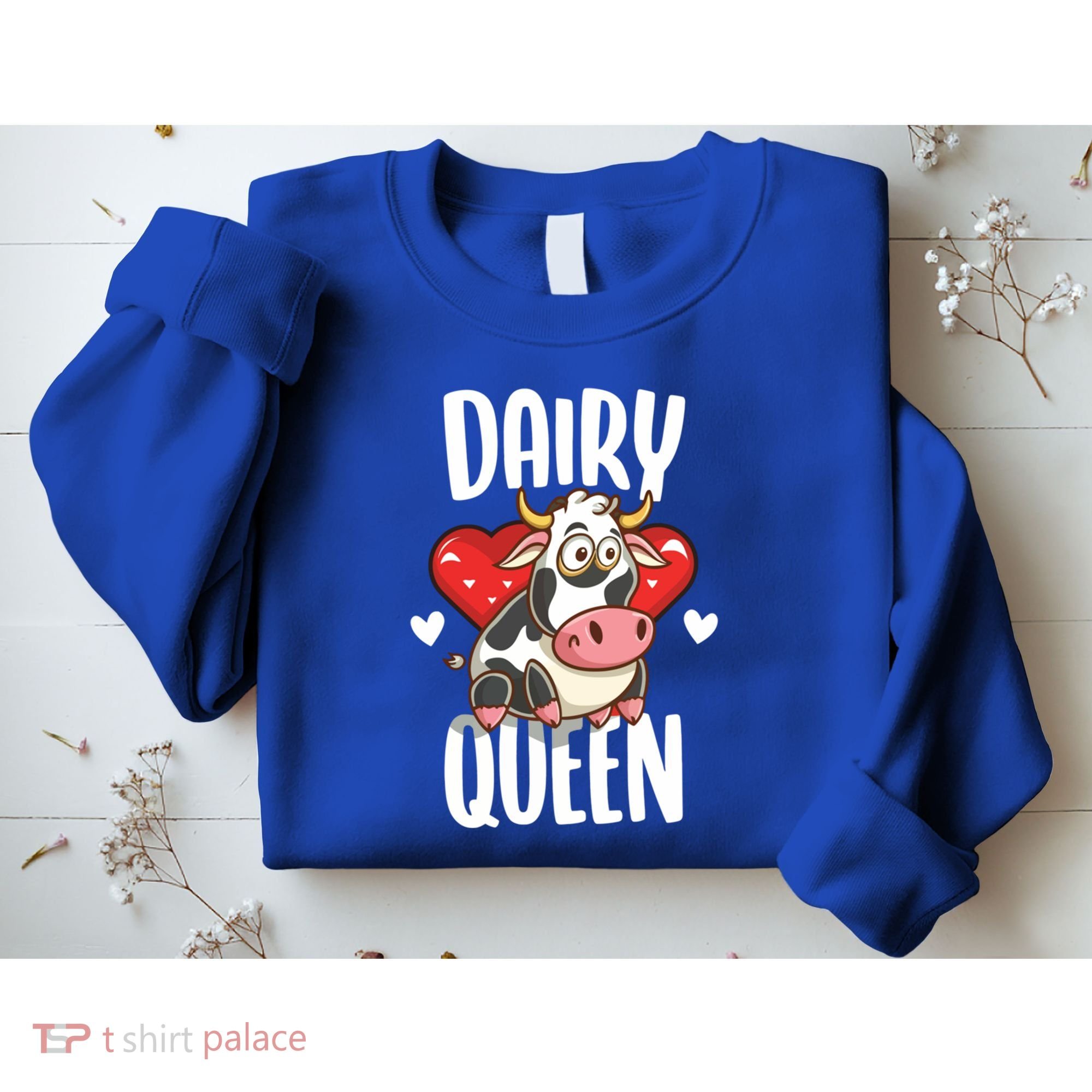 Dairy Queen Cow Farmer Gift Sweatshirt