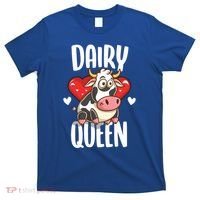 Dairy Queen Cow Farmer Gift T-Shirt thumb 0