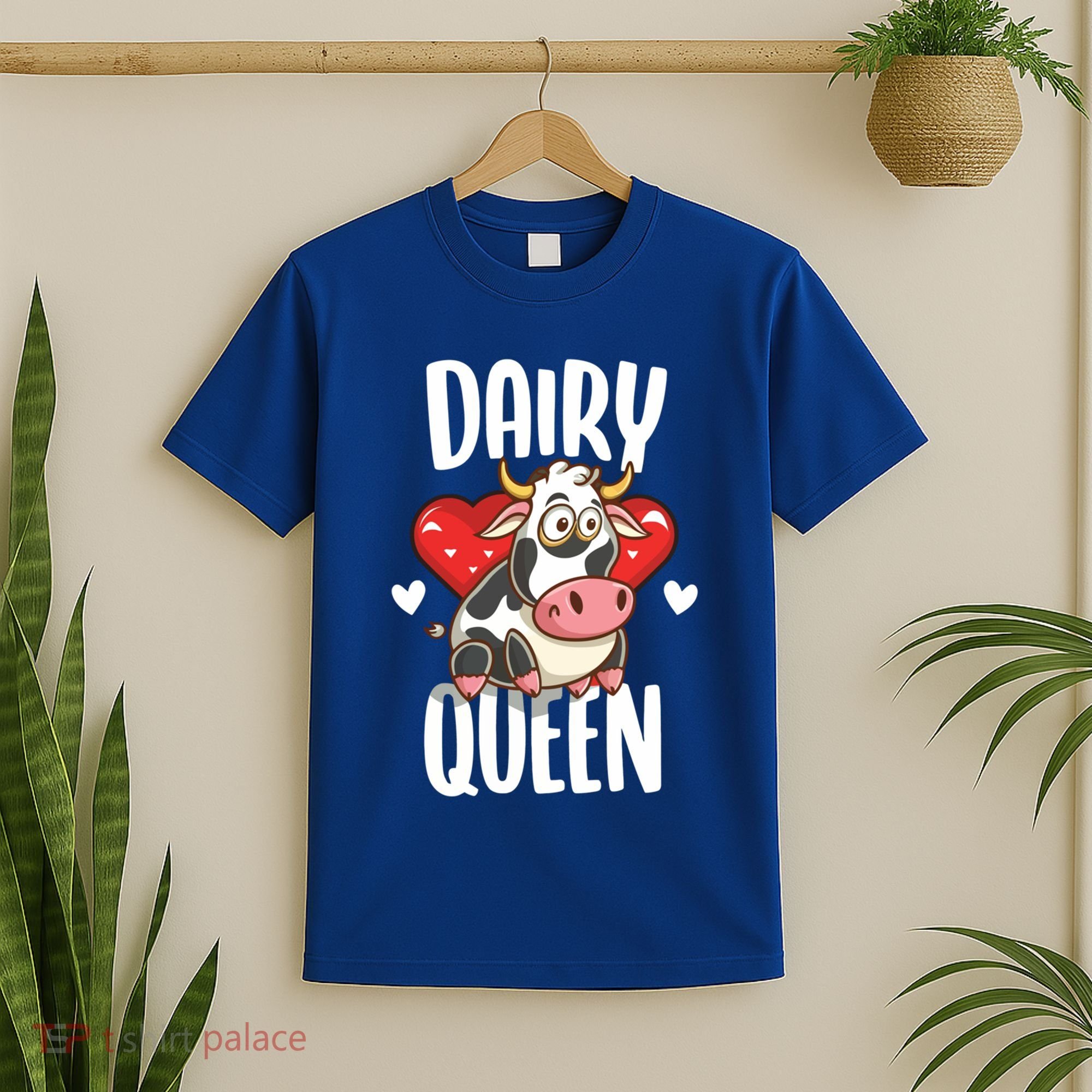Dairy Queen Cow Farmer Gift T-Shirt