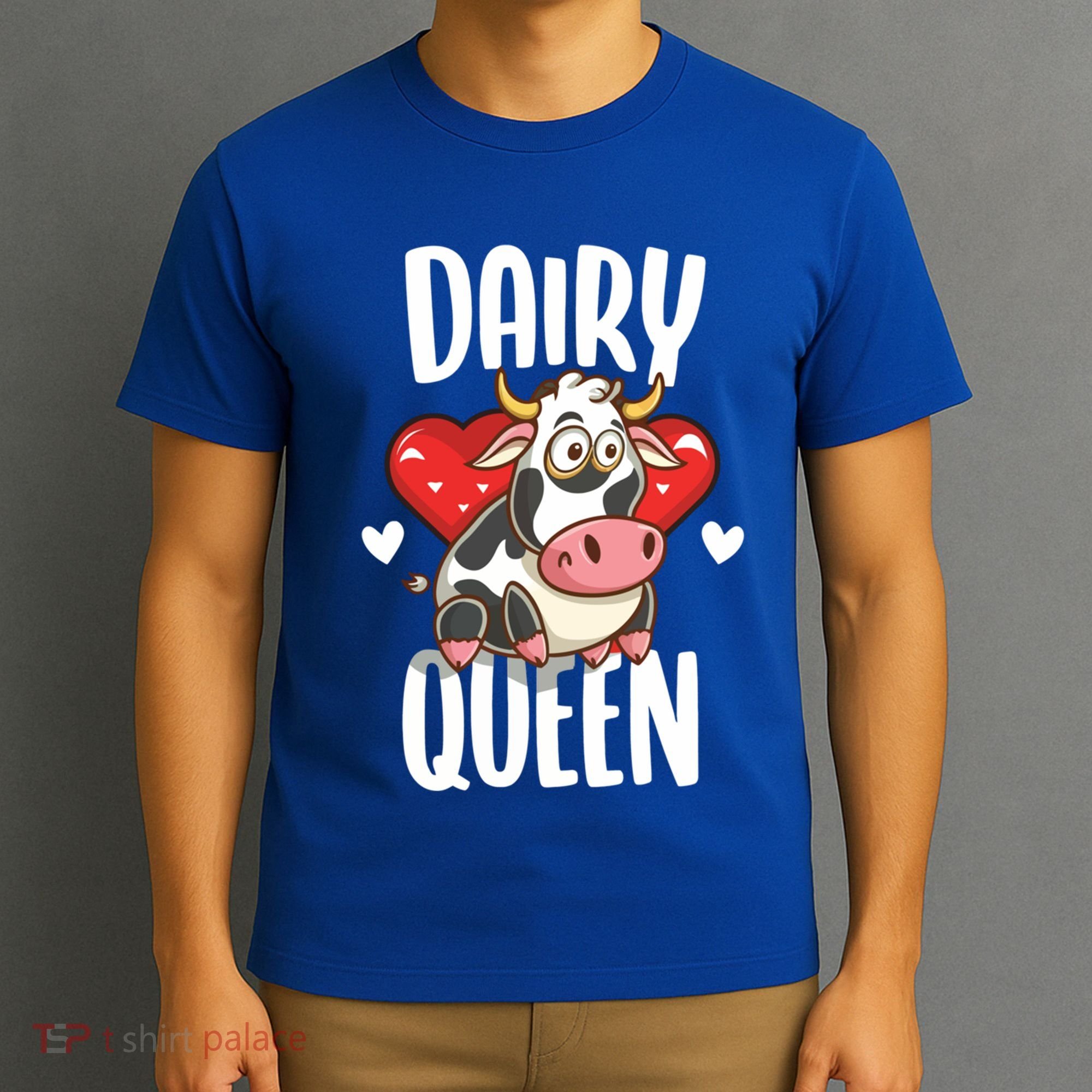 Dairy Queen Cow Farmer Gift T-Shirt