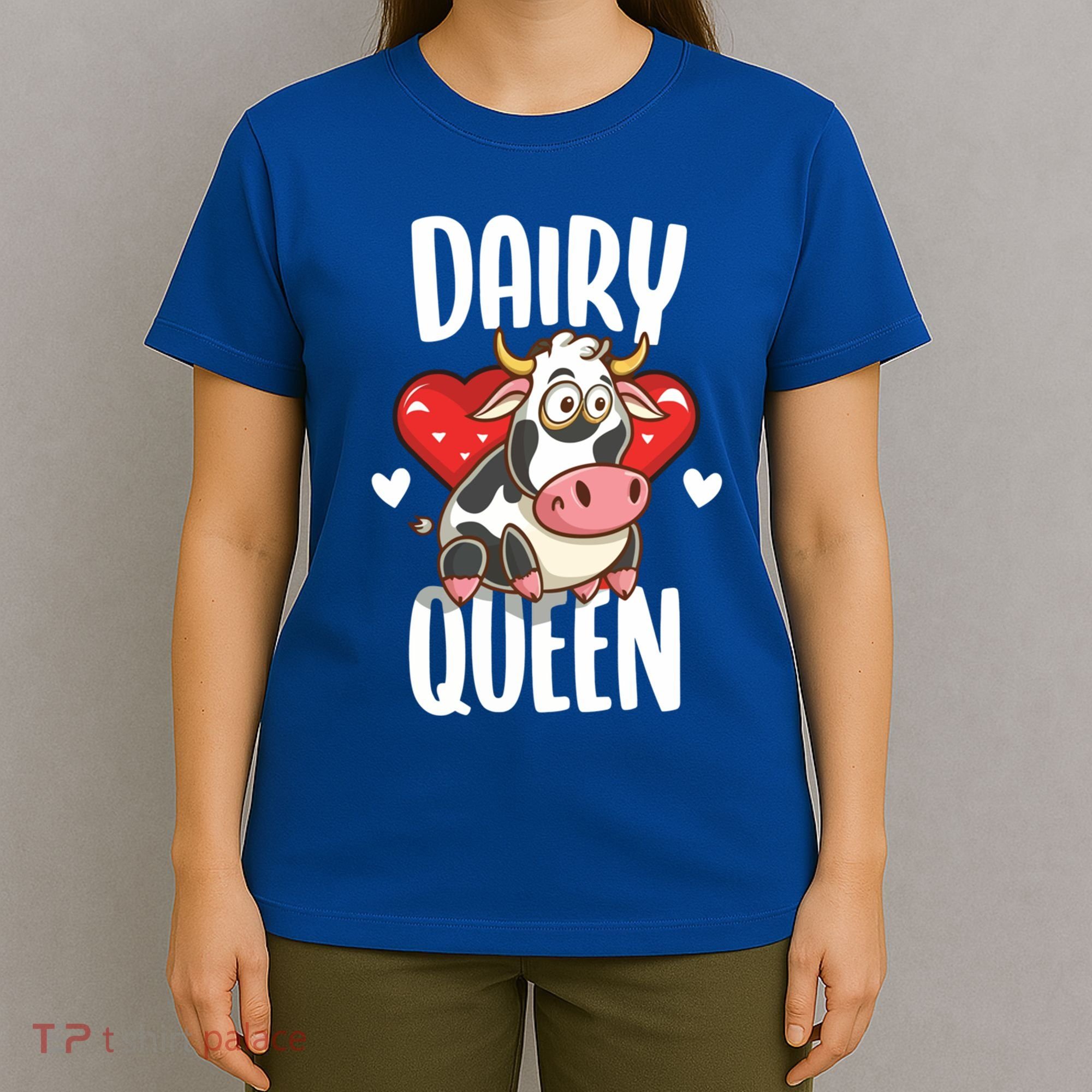 Dairy Queen Cow Farmer Gift T-Shirt