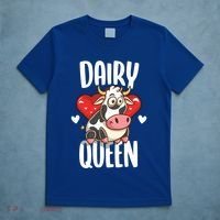Dairy Queen Cow Farmer Gift T-Shirt thumb 5