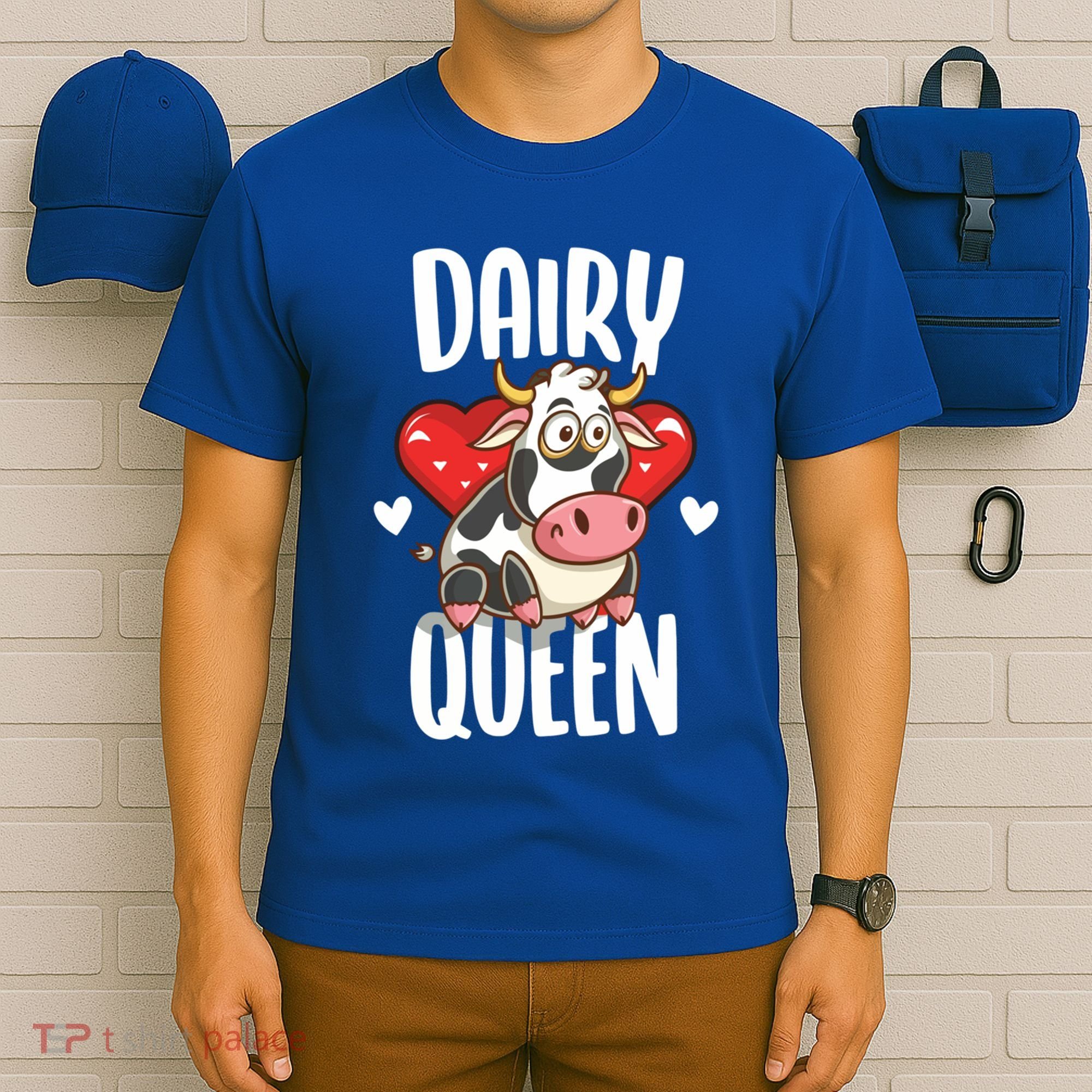 Dairy Queen Cow Farmer Gift T-Shirt