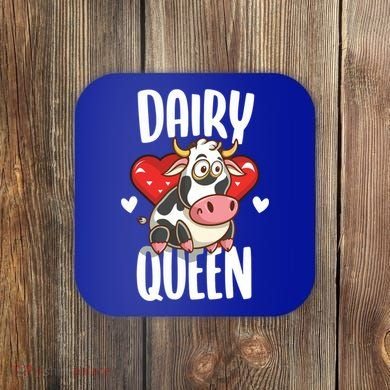 Dairy Queen Cow Farmer Gift Coaster