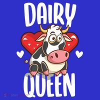 Dairy Queen Cow Farmer Gift Coaster thumb 2