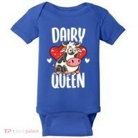 Dairy Queen Cow Farmer Gift Baby Bodysuit thumb 0