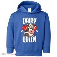 Dairy Queen Cow Farmer Gift Toddler Hoodie thumb 0