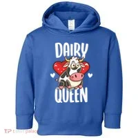 Dairy Queen Cow Farmer Gift Toddler Hoodie thumb 0