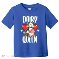 Dairy Queen Cow Farmer Gift Toddler T-Shirt thumb 0