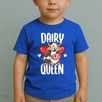 Dairy Queen Cow Farmer Gift Toddler T-Shirt thumb 2