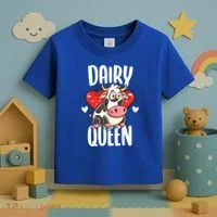 Dairy Queen Cow Farmer Gift Toddler T-Shirt thumb 3