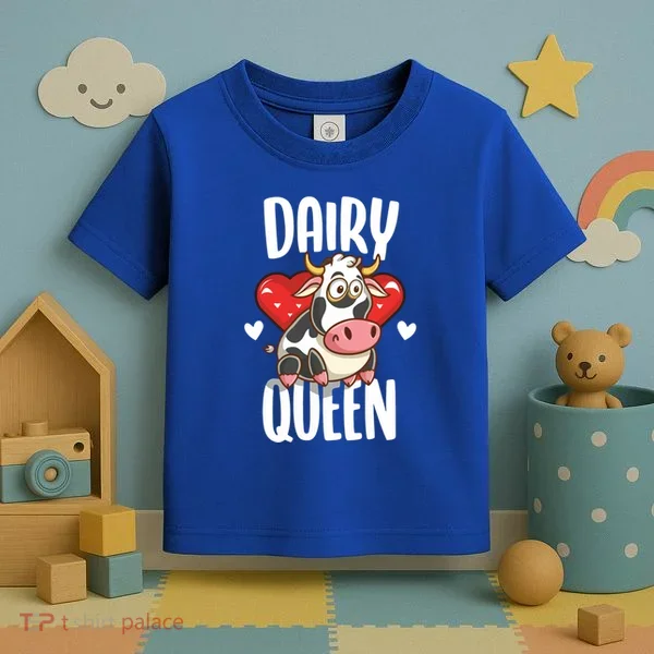 Dairy Queen Cow Farmer Gift Toddler T-Shirt
