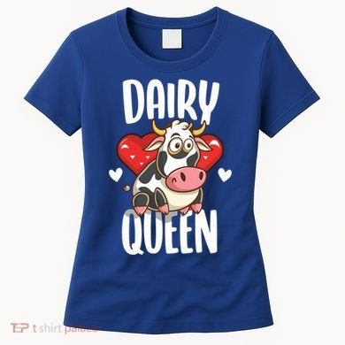 Dairy Queen Cow Farmer Gift Women's T-Shirt