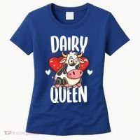 Dairy Queen Cow Farmer Gift Women's T-Shirt thumb 0