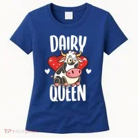 Dairy Queen Cow Farmer Gift Women's T-Shirt thumb 0