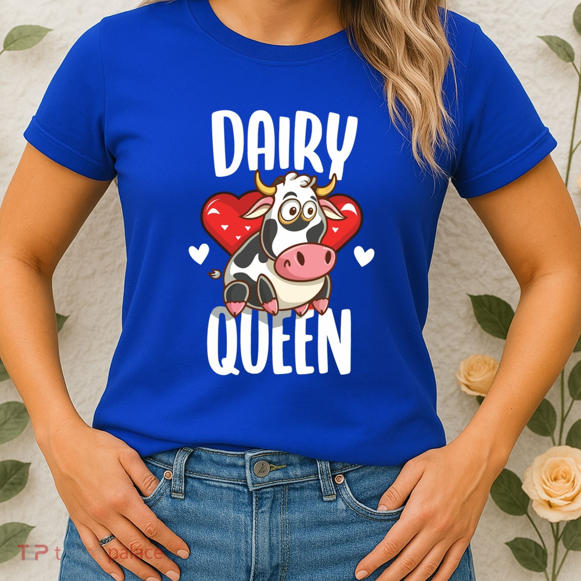 Dairy Queen Cow Farmer Gift Women's T-Shirt