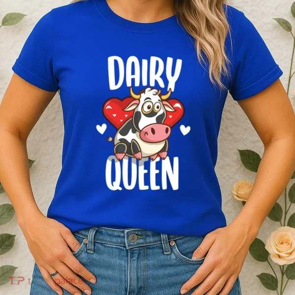 Dairy Queen Cow Farmer Gift Women's T-Shirt