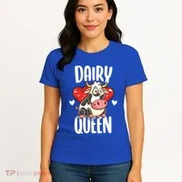 Dairy Queen Cow Farmer Gift Women's T-Shirt thumb 4