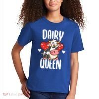 Dairy Queen Cow Farmer Gift Kids T-Shirt thumb 2