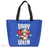 Dairy Queen Cow Farmer Gift Tote Bag thumb 0