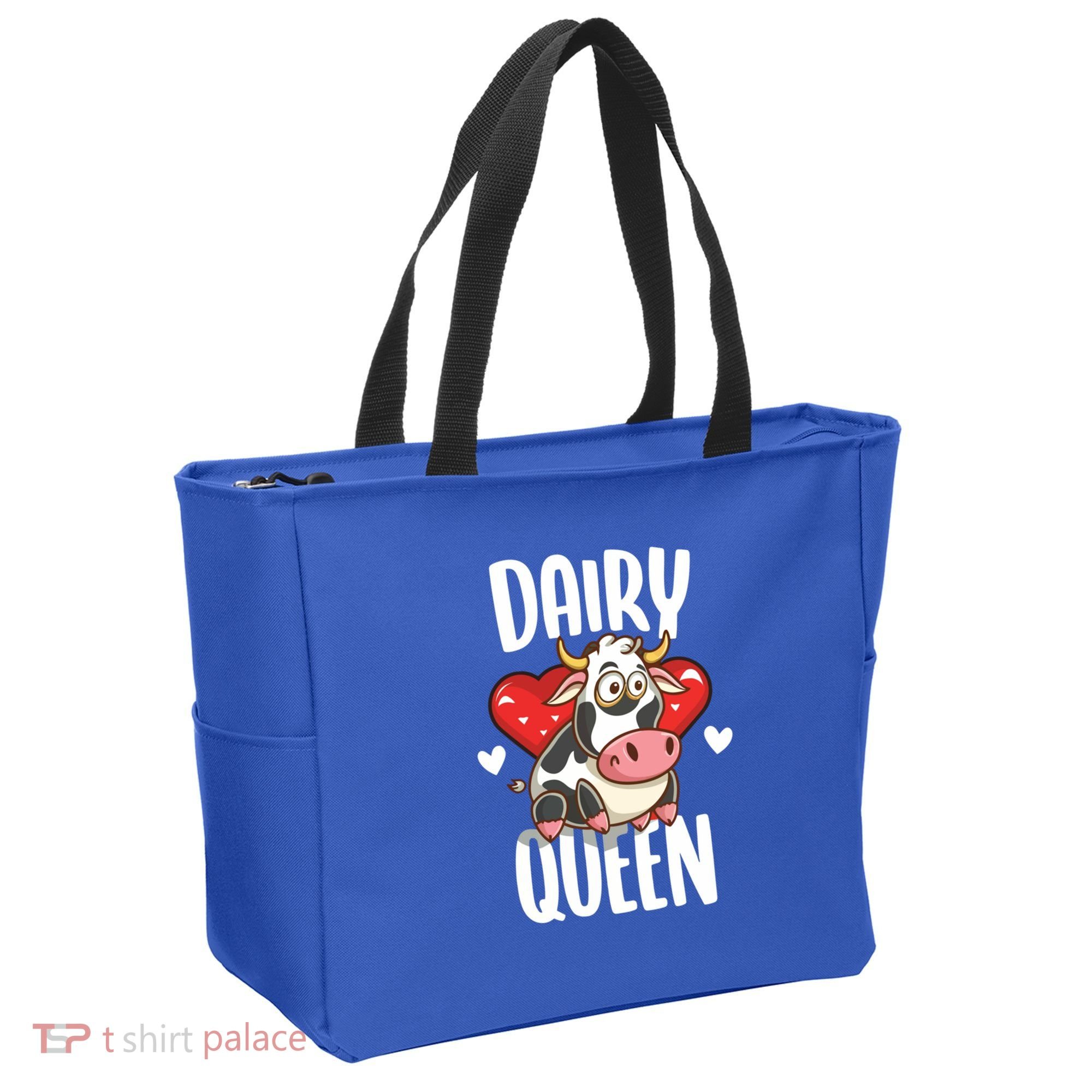 Dairy Queen Cow Farmer Gift Tote Bag