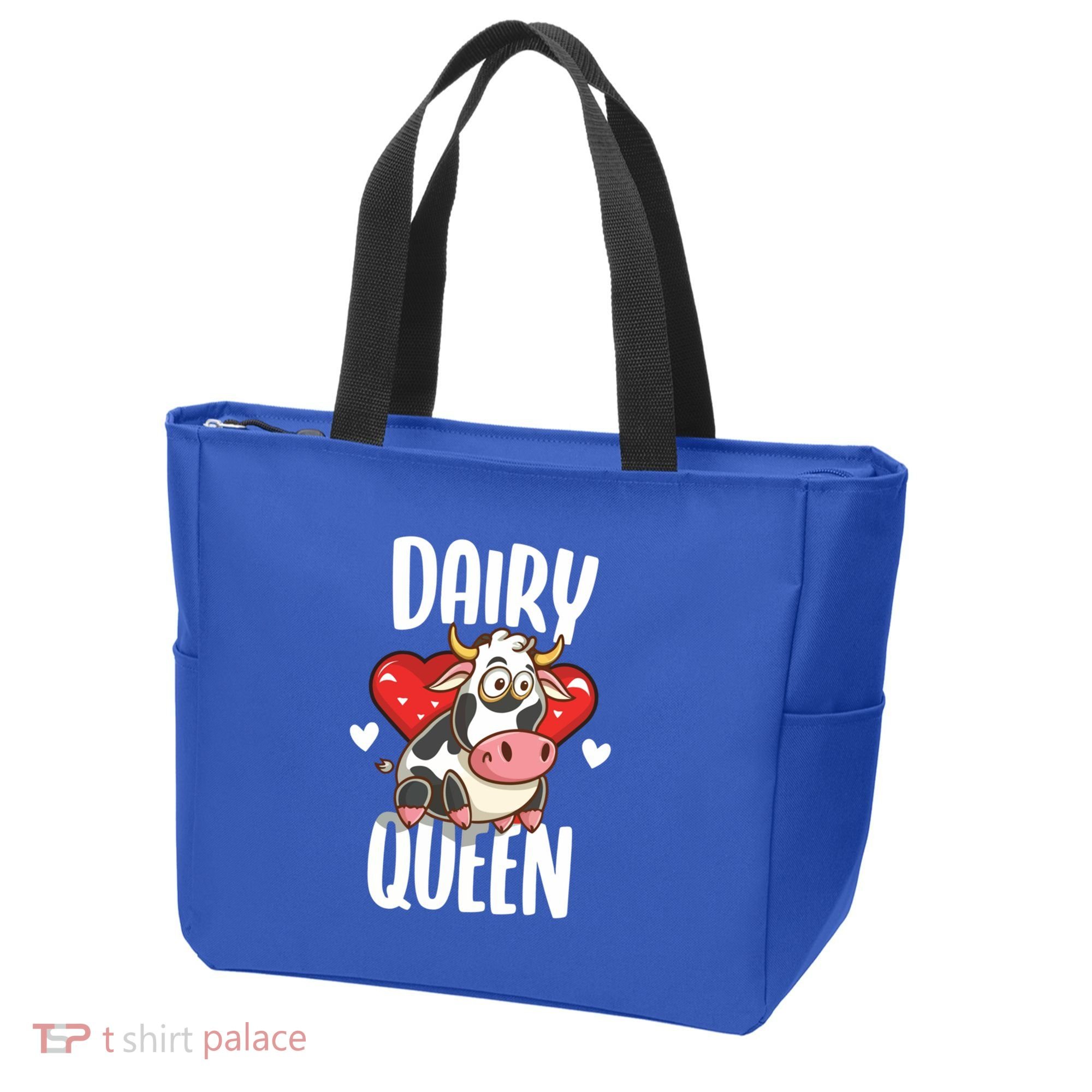 Dairy Queen Cow Farmer Gift Tote Bag