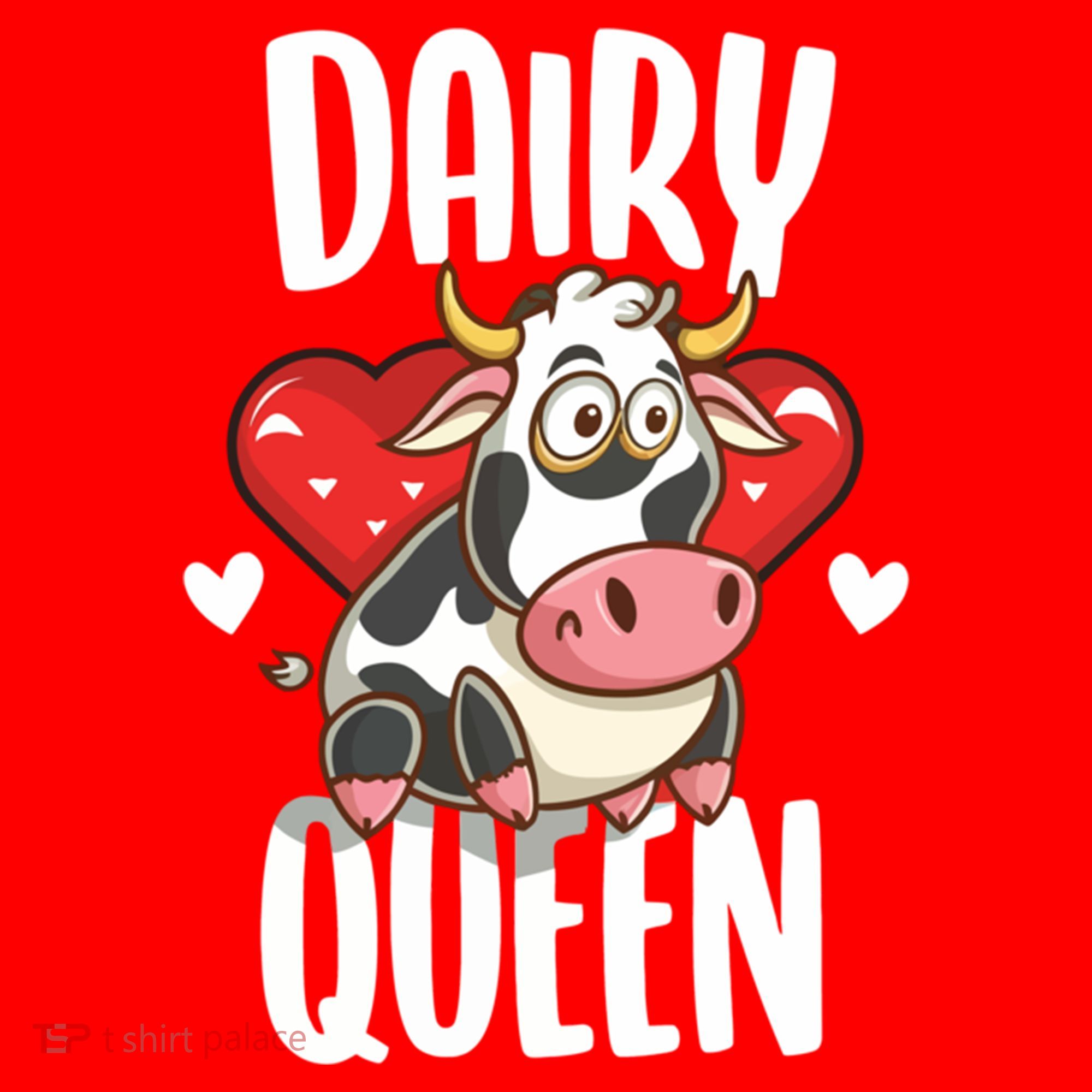 Dairy Queen Cow Farmer Gift Santa Hat
