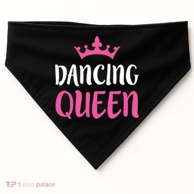 Dancing Queen Dance Lover Gift USA-Made Doggie Bandana