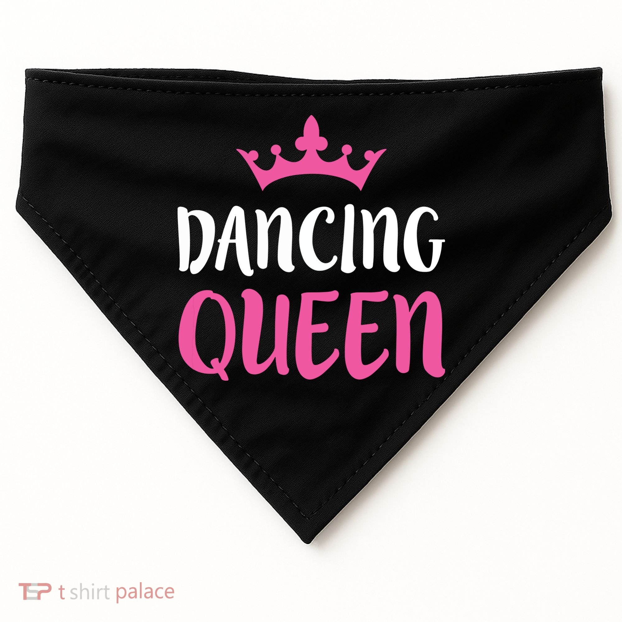 Dancing Queen Dance Lover Gift USA-Made Doggie Bandana