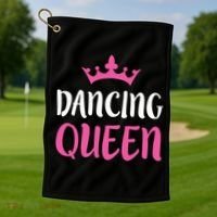 Dancing Queen Dance Lover Gift Golf Towel thumb 1