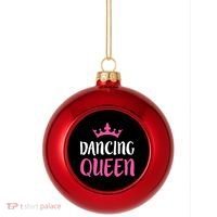 Dancing Queen Dance Lover Gift Plastic Christmas Ball Ornament thumb 0